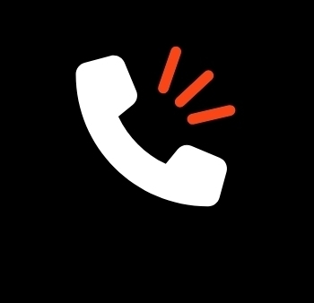 Phone with sound coming out icon